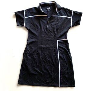PUMA EGW Women's Black Windpen Sport Dress Tunic Size M Golf Athleisure Pockets